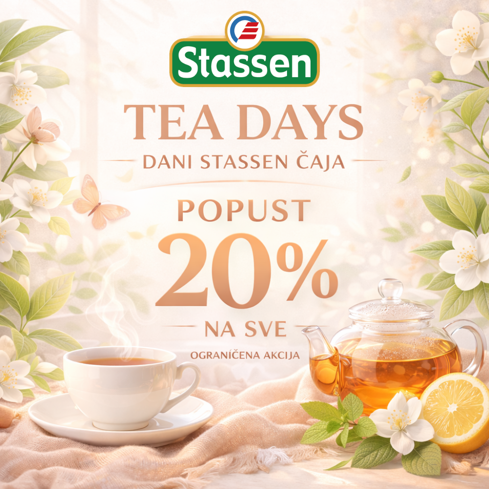 Dani Stassen čaja - popust 20% na sve proizvode